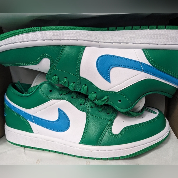 JORDAN 1 LOW LUCKY GREEN AQUATONE - Picture 2 of 6